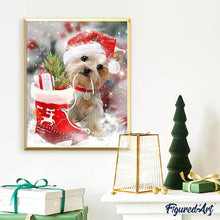 Carica l'immagine nel visualizzatore di Gallery, Diamond Painting - Cane Con Doni