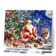 Carica l'immagine nel visualizzatore di Gallery, Diamond Painting - Babbo Natale E Animali
