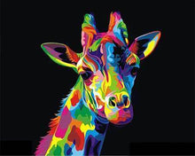 Carica l'immagine nel visualizzatore di Gallery, Diamond Painting - Giraffa Pop Art