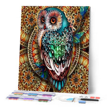 Carica l'immagine nel visualizzatore di Gallery, Diamond Painting - Gufo Favoloso