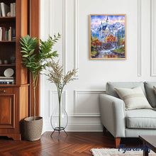 Carica l'immagine nel visualizzatore di Gallery, Diamond Painting - Il Castello In Montagna