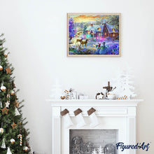 Carica l'immagine nel visualizzatore di Gallery, Diamond Painting - Cervo Vicino Alla Casa