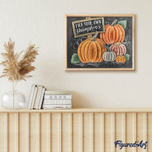 Carica l'immagine nel visualizzatore di Gallery, Diamond Painting - Zucche