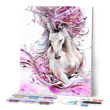 Carica l'immagine nel visualizzatore di Gallery, Diamond Painting - Cavallo Rosa