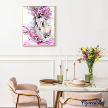 Carica l'immagine nel visualizzatore di Gallery, Diamond Painting - Cavallo Rosa