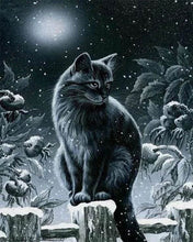 Carica l'immagine nel visualizzatore di Gallery, Diamond Painting - Gatto Nella Neve