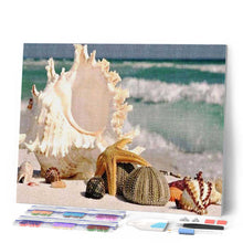 Carica l'immagine nel visualizzatore di Gallery, Diamond Painting - Conchiglie Lungo L'Acqua