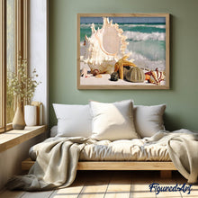 Carica l'immagine nel visualizzatore di Gallery, Diamond Painting - Conchiglie Lungo L'Acqua