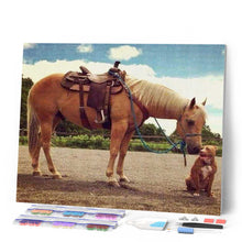 Carica l'immagine nel visualizzatore di Gallery, Diamond Painting - Cavallo E Cane