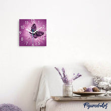 Carica l'immagine nel visualizzatore di Gallery, Diamond Painting - Orologio E Farfalle