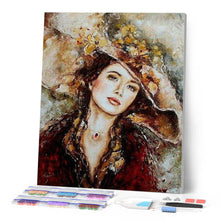 Carica l'immagine nel visualizzatore di Gallery, Diamond Painting - Donna Con Cappello