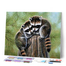 Carica l'immagine nel visualizzatore di Gallery, Diamond Painting - Procione Appollaiato