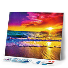 Carica l'immagine nel visualizzatore di Gallery, Diamond Painting - Tramonto sulla Spiaggia