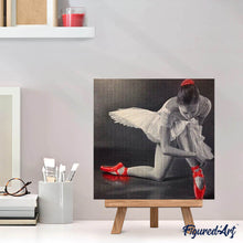 Carica l'immagine nel visualizzatore di Gallery, Diamond Painting - Ballerina E Scarpe Da Punta Rosse