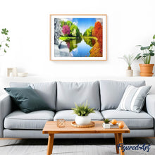 Carica l'immagine nel visualizzatore di Gallery, Diamond Painting - Riflessi Nel Lago D'Estate