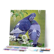 Carica l'immagine nel visualizzatore di Gallery, Diamond Painting - Piccioni Innamorati