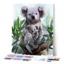 Carica l'immagine nel visualizzatore di Gallery, Diamond Painting - Mamma Koala e il suo cucciolo