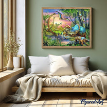 Carica l'immagine nel visualizzatore di Gallery, Diamond Painting - Dinosauri