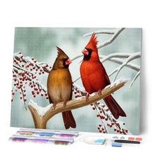 Carica l'immagine nel visualizzatore di Gallery, Diamond Painting - Piccoli Uccelli Sul Ramo