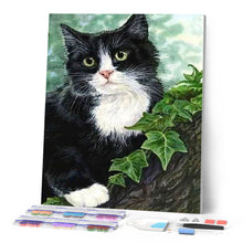 Carica l'immagine nel visualizzatore di Gallery, Diamond Painting - Gatto Sul Ramo