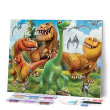 Carica l'immagine nel visualizzatore di Gallery, Diamond Painting - Dinosauri Pazzi