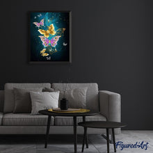 Carica l'immagine nel visualizzatore di Gallery, Diamond Painting - Farfalle Fatate a Colori
