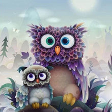 Carica l'immagine nel visualizzatore di Gallery, Diamond Painting - Gufo E Bambino
