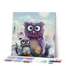 Carica l'immagine nel visualizzatore di Gallery, Diamond Painting - Gufo E Bambino