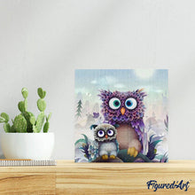 Carica l'immagine nel visualizzatore di Gallery, Diamond Painting - Gufo E Bambino