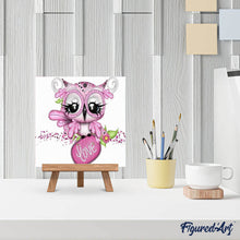 Carica l'immagine nel visualizzatore di Gallery, Diamond Painting - Gufo In Amore