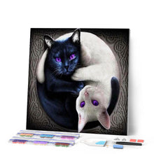 Carica l'immagine nel visualizzatore di Gallery, Diamond Painting - Gatti Yin E Yang
