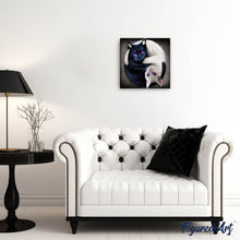 Carica l'immagine nel visualizzatore di Gallery, Diamond Painting - Gatti Yin E Yang