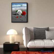 Carica l'immagine nel visualizzatore di Gallery, Diamond Painting - Rose Sulla Spiaggia