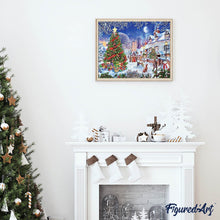 Carica l'immagine nel visualizzatore di Gallery, Diamond Painting - Villaggio Di Natale