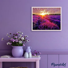 Carica l'immagine nel visualizzatore di Gallery, Diamond Painting - Campo di Lavanda