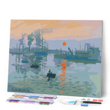 Carica l'immagine nel visualizzatore di Gallery, Diamond Painting - Impressione, levar del sole - Monet