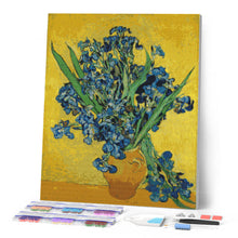 Carica l'immagine nel visualizzatore di Gallery, Diamond Painting - Vaso con iris - Van Gogh