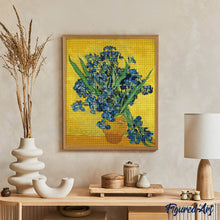 Carica l'immagine nel visualizzatore di Gallery, Diamond Painting - Vaso con iris - Van Gogh