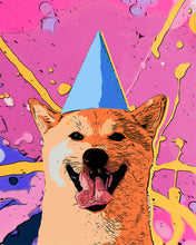 Carica l'immagine nel visualizzatore di Gallery, Diamond Painting - Cane sorridente-Pop Art