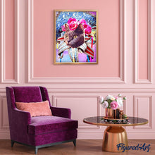 Carica l'immagine nel visualizzatore di Gallery, Diamond Painting - Gatto a carnevale