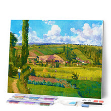 Carica l'immagine nel visualizzatore di Gallery, Diamond Painting - Paesaggio a Les Pâtis, Pontoise - Camille Pissarro