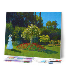 Carica l'immagine nel visualizzatore di Gallery, Diamond Painting - Signora in giardino a Sainte-Adresse - Monet