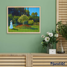 Carica l'immagine nel visualizzatore di Gallery, Diamond Painting - Signora in giardino a Sainte-Adresse - Monet