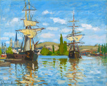 Carica l'immagine nel visualizzatore di Gallery, Diamond Painting - Navi a cavallo sulla Senna a Rouen - Monet