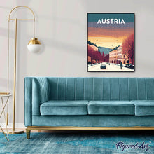 Carica l'immagine nel visualizzatore di Gallery, Diamond Painting - Poster di viaggio a Vienna