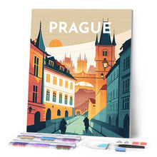 Carica l'immagine nel visualizzatore di Gallery, Diamond Painting - Poster di viaggio a Praga