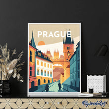 Carica l'immagine nel visualizzatore di Gallery, Diamond Painting - Poster di viaggio a Praga