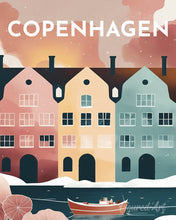 Carica l'immagine nel visualizzatore di Gallery, Diamond Painting - Poster di viaggio a Copenaghen