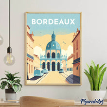 Carica l'immagine nel visualizzatore di Gallery, Diamond Painting - Poster di viaggio a Bordeaux