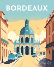 Carica l'immagine nel visualizzatore di Gallery, Diamond Painting - Poster di viaggio a Bordeaux